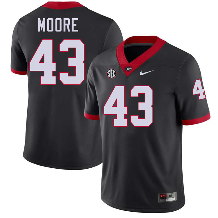 Nick Moore Georgia Jersey,University Of Georgia Bulldogs Football Jersey,Uniforms,Gears-Black